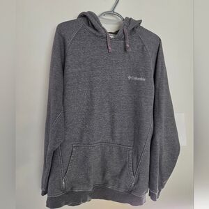 Columbia Heathered Grey Pullover Hoodie XL